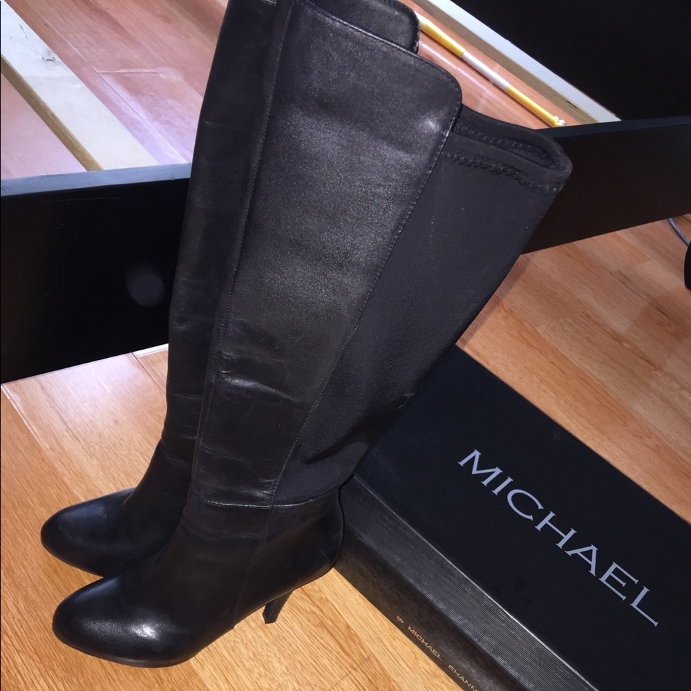 Michael Shannon Leather boots
